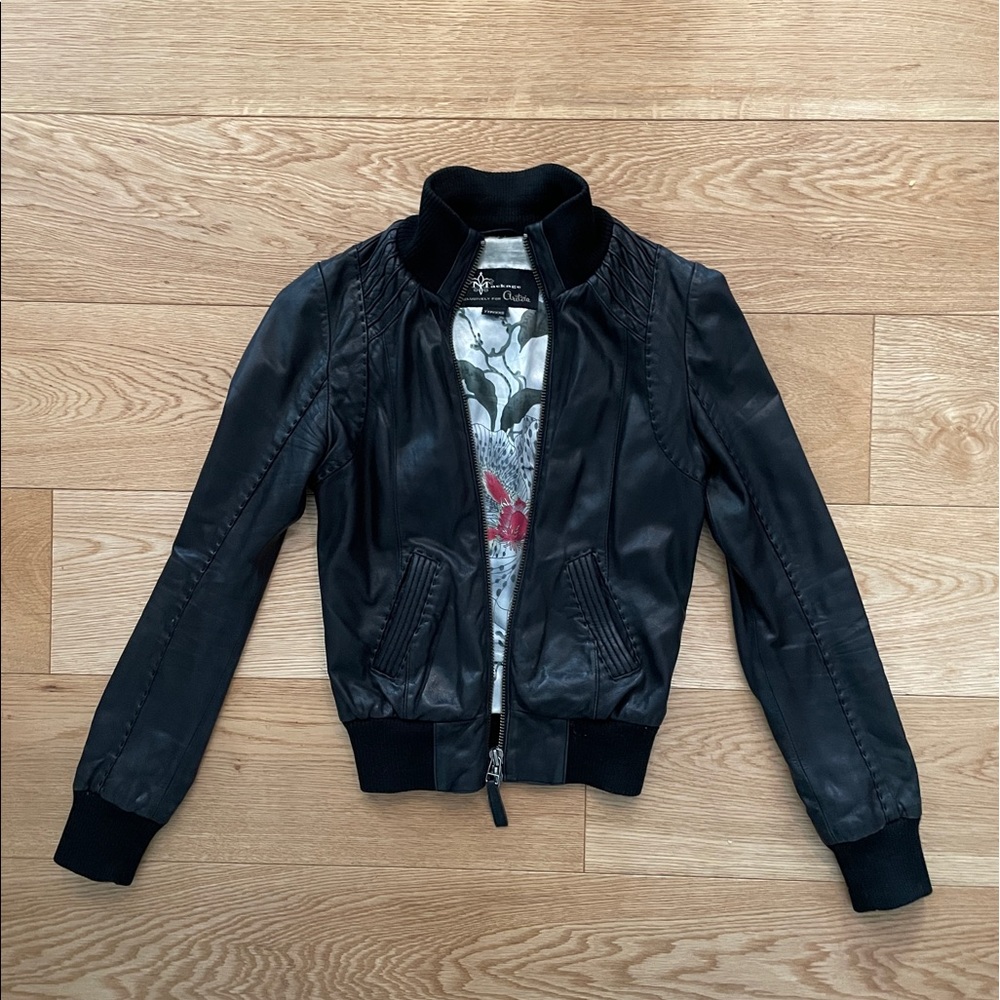 Aritzia Mackage leather jacket